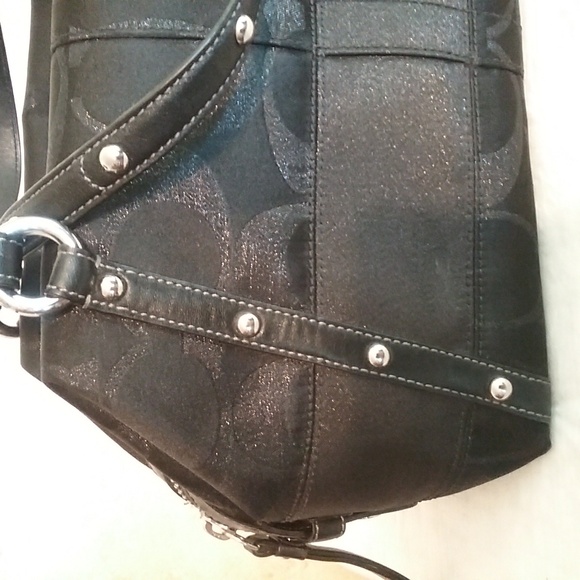 COACH Glitter C w/Studs EUC - Picture 3 of 11